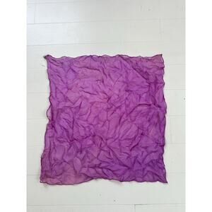 Vintage Made in Japan Silk Scarf Purple